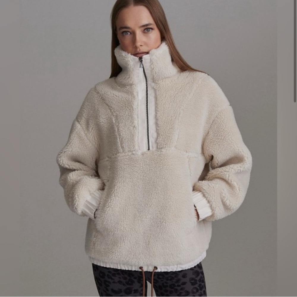 Varley Appleton Sweat, Eggnog, Size S